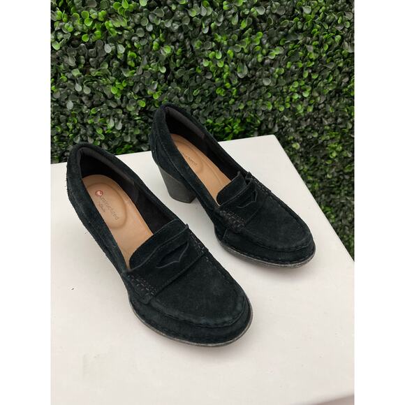 Unstructured by Clark Velvet Loafers Women’s Size 7 - Picture 1 of 6
